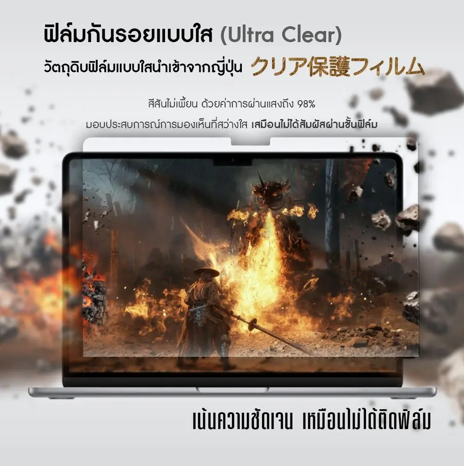 ฟิล์มใส Ultra Clear